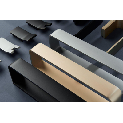 Haceka Aline Handdoekhouder 25cm Aluminium Geborsteld Grijs SHOWROOMMODEL