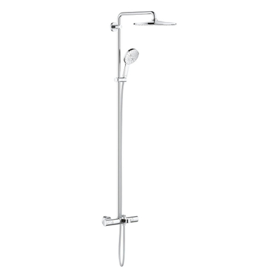 GROHE Rainshower SmartActive 310 mono douchesysteem met badthermostaat m. rainshower hoofddouche + SmartActive handdouche 130 chroom OUTLETSTORE