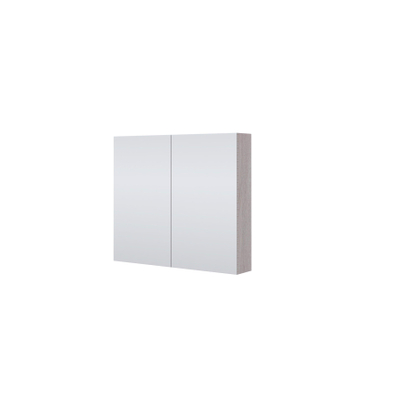 Adema Looks Spiegelkast 80x70x15cm 2 deuren hout OUTLET