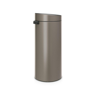 Brabantia Touch Bin Afvalemmer - 30 liter - kunststof binnenemmer - platinum
