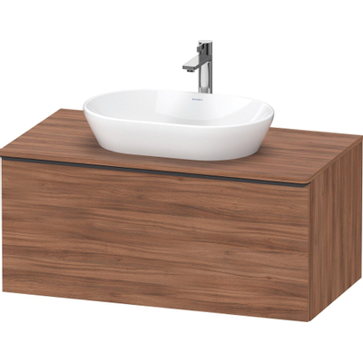 Duravit D-Neo wastafelonderkast 100x45.9x55cm 1 lade Noten Mat