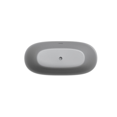 Riho Phatos Vrijstaand Bad - 170x80cm - Acryl - Mat stone grey (grijs)