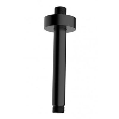 Wiesbaden Caral douchearm met plafondbevestiging 30 cm mat zwart