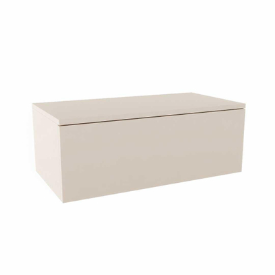 MONDIAZ ALAN MODULE Wastafelonderkast - 80x45x30cm - 1 lade - push to open - MDF - Linen mat