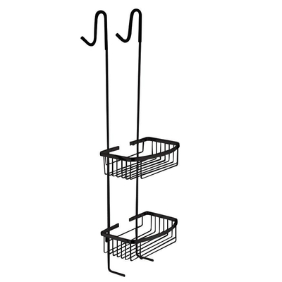 Best Design Rome Steinhof Nero ophangrek doucheregaal mat zwart