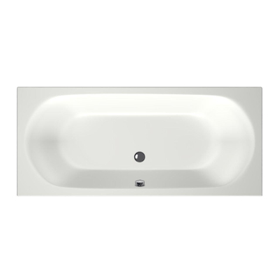 Xenz Cuba ligbad - 180x80cm - met overloop - zonder afvoer - Acryl Edelweiss mat