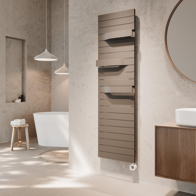 Instamat Freja Designradiator - 1197x 500mm - 4 aansluiting - wandconsoles - standaard wit