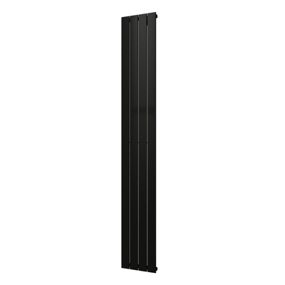 Plieger Cavallino Retto designradiator verticaal enkel middenaansluiting 2000x298mm 666W antraciet metallic