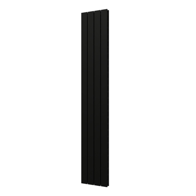 Plieger Cavallino Retto designradiator verticaal dubbel middenaansluiting 1800x298mm 817W zwart