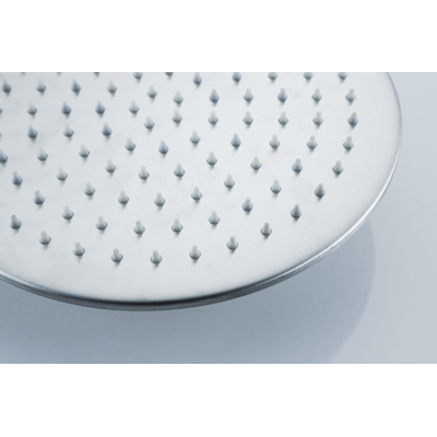 Fortifura Calvi Hoofddouche 25cm rond 7mm Geborsteld RVS PVD (RVS)