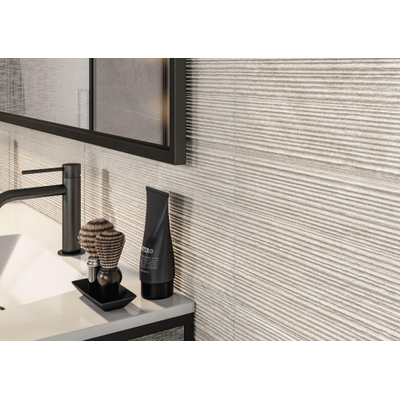 SAMPLE Cifre Cerámica Overland Sand Relieve gerectificeerd Wandtegel Mat Beige