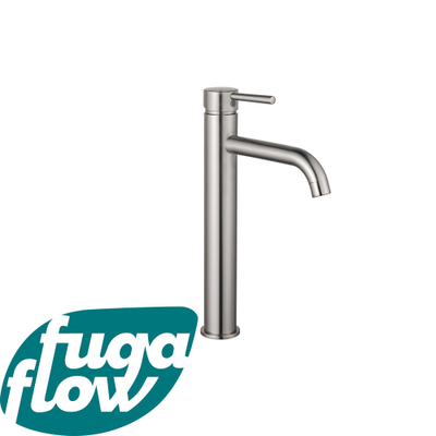 FugaFlow Eccelente Sobrado Badkamer Wastafelkraan - 33.9cm - verhoogd - opbouw - RVS geborsteld PVD