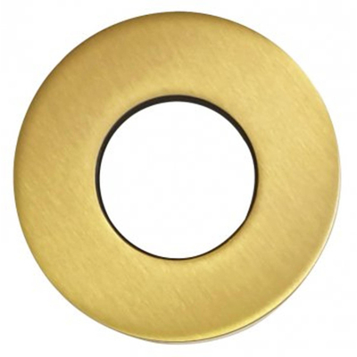 Wiesbaden Star sifon rozet 32 mm x 65 mm geborsteld messing