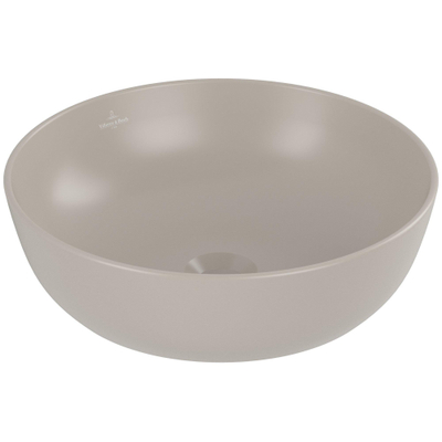 Villeroy & boch Artis opzetwastafel 43cm rond z/krgt almond C+