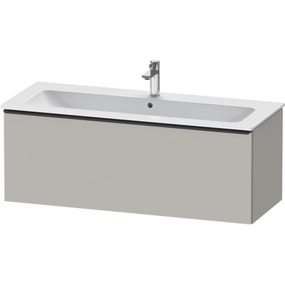 Duravit D-Neo wastafelonderkast 121x44x46.2cm 1 lade Betongrijs Mat