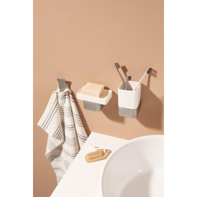 Haceka Aline Ophanghaak aluminium Mat Grijs