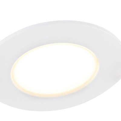 QAZQA Blanca Inbouwspot - set van 4 - 9x9cm - incl. LED - 3 staps dimbaar - IP44 - mat wit