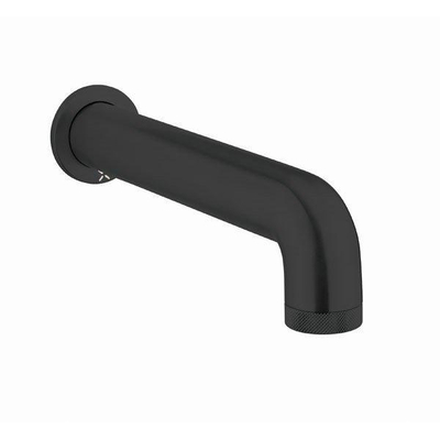 Crosswater Union Baduitloop - 24,7cm - mat zwart