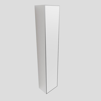 MONDIAZ Lagom Badkamerkast - 150cm - opbouw - rechtsdraaiend - Solid surface Talc SHOWROOMMODEL