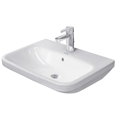 Duravit Durastyle wastafel 60x44cm 1 kraangat overloop wit