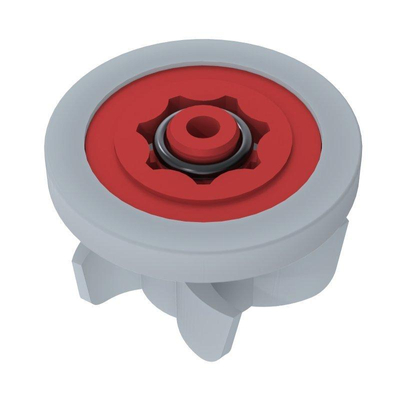 Neoperl PCW-02 douche doorstroombegrenzer - 12 liter per min - rond 12.7mm - rood