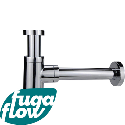 FugaFlow Efficiente Sobrado verlaagd sifon chroom -