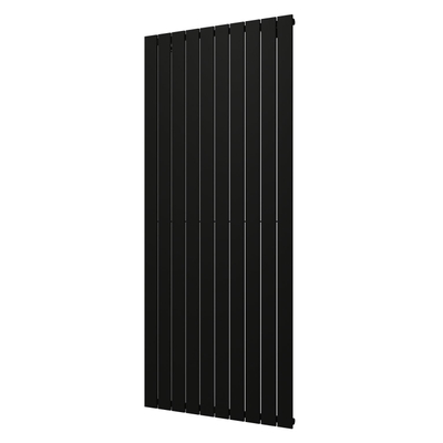 Plieger Cavallino Retto designradiator verticaal enkel middenaansluiting 1800x754mm 1506W mat zwart