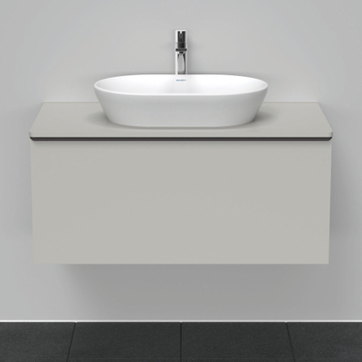 Duravit D-Neo wastafelonderkast 100x45.9x55cm 1 lade Betongrijs Mat