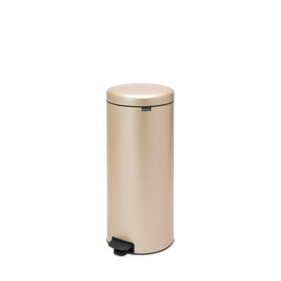 Brabantia NewIcon Pedaalemmer - 30 liter - kunststof binnenemmer - metallic gold