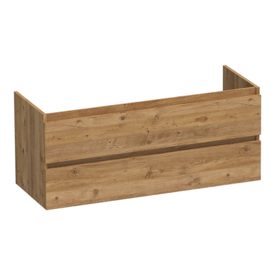 BRAUER Joy wastafelonderkast 120 2 softclose lades - greeploos - 1 sifon uitsparing - Chateau