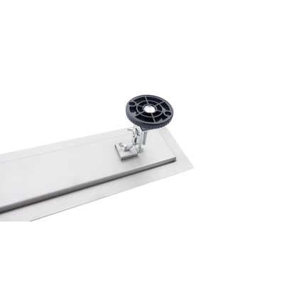 Fortifura Galeria Douchegoot - 140cm - zonder rooster - vloerflens - Geborsteld RVS PVD (RVS) OUTLETSTORE