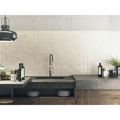 SAMPLE Cifre Cerámica Wandtegel Zellige Ivory Vintage Glans Creme