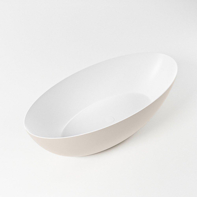 MONDIAZ FLOAT Vrijstaand bad - 170x80cm - linen/talc