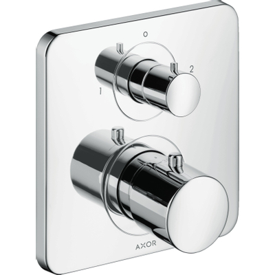 AXOR Citterio M afbouwdeel inbouwthermostat met omstel met stopkraan chroom