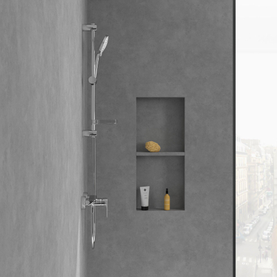 Villeroy & Boch O.novo Eengreeps douchekraan - chroom