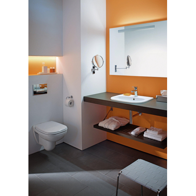 Duravit D Code inbouwwastafel 54.5x43cm 1 kraangat wit