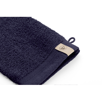 Walra Soft Cotton Washand set van 2 16x21cm 550 g/m2 Navy OUTLETSTORE