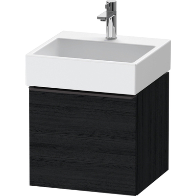 Duravit D-Neo wastafelonderkast 48.4x44x44.2cm 1 lade Eiken (zwart) Mat