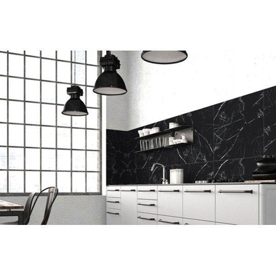 VTwonen Classic Vloer- en wandtegel 30x60cm 10mm gerectificeerd porcellanato Black