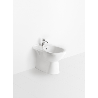 Villeroy & Boch O.novo staand bidet met overloop 1 kraangat wit