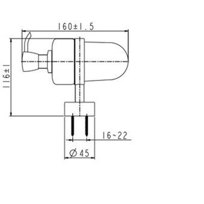 Plieger Murcia zeepdispenser matglas chroom