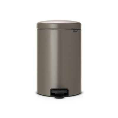 Brabantia NewIcon Pedaalemmer - 20 liter - kunststof binnenemmer - platinum