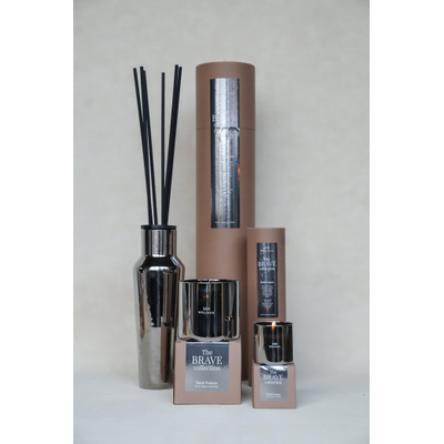 Wellmark Brave collection Geurkaars - groot - metallic silver