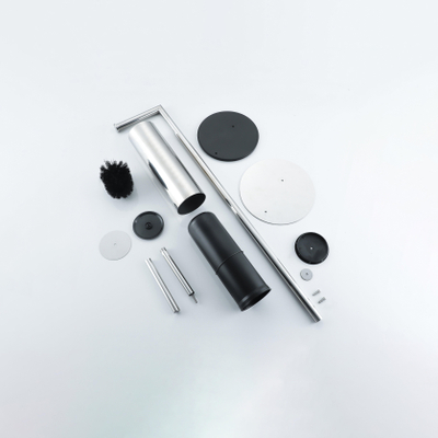 Fortifura Calvi vrijstaande toiletrolhouder met toiletborstel - chroom