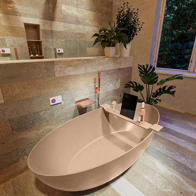 MONDIAZ FLOAT Vrijstaand bad - 170x80cm - kleur Rosee / Rosee