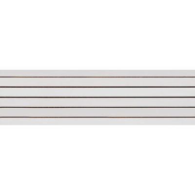 Vtwonen Tegels Rib Wandtegel - 13x45cm - 9mm - Witte scherf - Blanco Multitono (Wit)