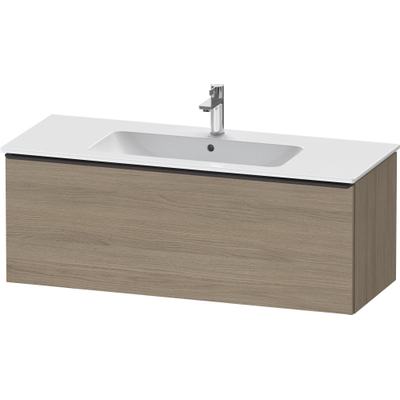 Duravit D-Neo wastafelonderkast 121x44x46.2cm 1 lade Eiken (terra) Mat