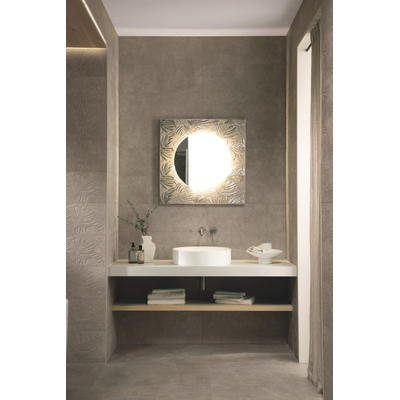Fap Ceramiche Nobu wand- en vloertegel - 60x60cm - gerectificeerd - Natuursteen look - Grey mat (grijs)