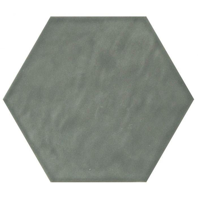 Cifre Ceramica wandtegel - 17.5x17.5cm - 9mm - Zeshoek - Groen glans