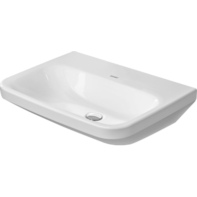 Duravit DuraStyle Med wastafel zonder overloop zonder kraangat 60x44cm met wondergliss wit